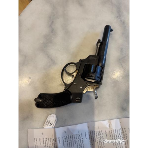 Revolver d'ordonnance mod�le 1874, Chamelot Delvigne.6 coups en 11,73 mm en simple et double action