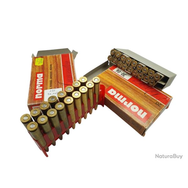 DESTO AMMO - LOT DE 35 CARTOUCHES NORMA 30-06 VULKAN 180GRS