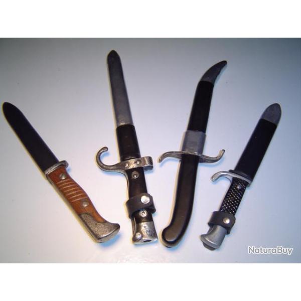 Commande speciale confection  de 2 fourreaux de baionnettes,sur mesure un AK et un vengeur