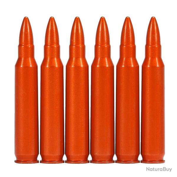 6 douilles amortisseur "Snap cap" cal. .223 Rem en aluminium - A-Zoom