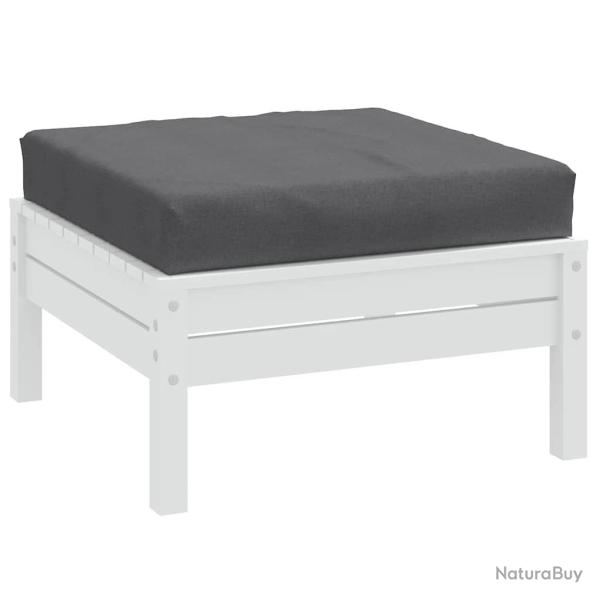 Coussin de palette anthracite m�lang� 60x60x9,5 cm tissu