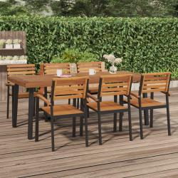 Table de 200x100x75 cm bois d'acacia solide