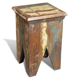 Tabouret Bois de r&eacute;cup&eacute;ration massif