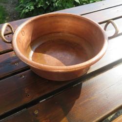 Ancienne Bassine/Marmite a confiture en cuivre - Contenance d'environs 5 litres - FRANCE (XIX&eacute;)