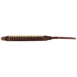 CARTOUCHIERE CUIR GRAS A TUBES POUR CARTOUCHES CAL. 20 - COUNTRY SELLERIE