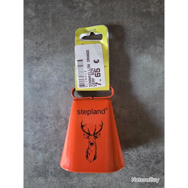 Sonnaillon Stepland 5cm Cerf orange neuf