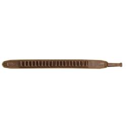 CARTOUCHIERE VINYLE ASPECT CUIR MARRON - COUNTRY SELLERIE - CAL. 410