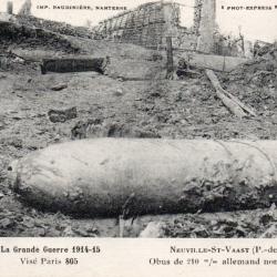 Carte postale de la Premi&egrave;re Guerre mondiale, Neuville-St-Vaast -N&deg;8435