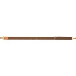 BRETELLE ELASTISS LUXE MARRON - COUNTRY SELLERIE