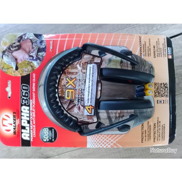 CASQUE antibruit Walker Alpha 360