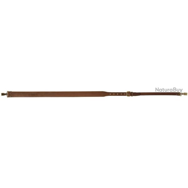 BRETELLE FUSIL EN CUIR PLEINE FLEUR, MOUSQUETONS - COUNTRY SELLERIE