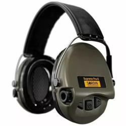 Casque &eacute;lectronique Supr&ecirc;me Pro-X vert Sordin