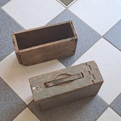 caisses de munitions bois pour mitrailleuse BROWNING 1917