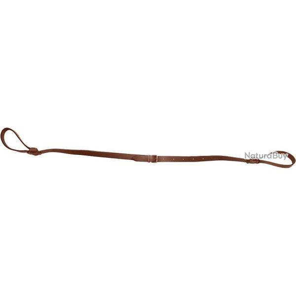 BRETELLE CUIR PLEINE FLEUR DOUBLE LASSO PLATE - COUNTRY SELLERIE