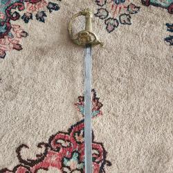 Sabre d'officier sup espagnol 1872 - t&ecirc;te de lion - Premi&egrave;re R&eacute;publique f&eacute;d&eacute;rale espagnole