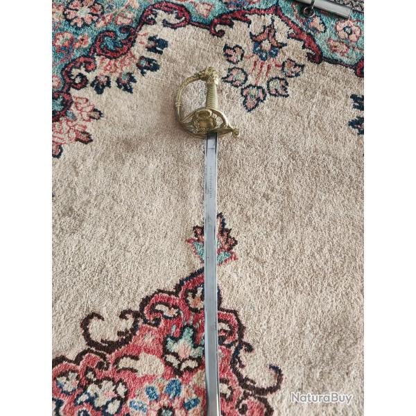 Sabre d'officier sup espagnol 1872 - t�te de lion - Premi�re R�publique f�d�rale espagnole