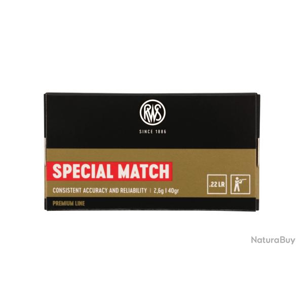 Cartouches RWS Special Match x50