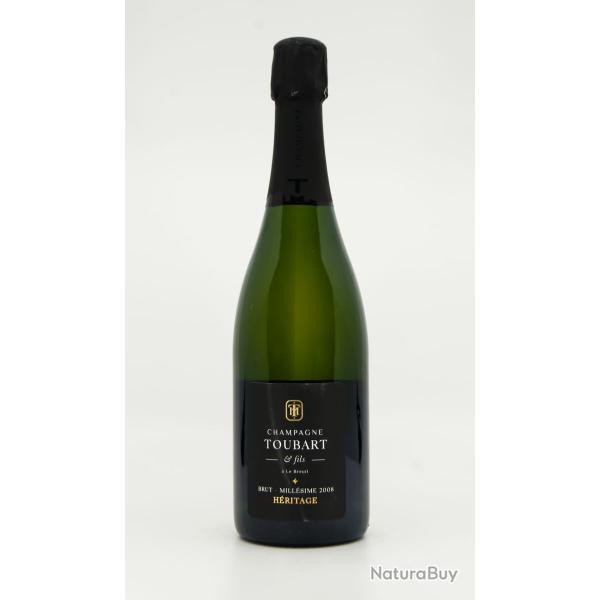 DOMAINE MAXIME TOUBART - 6 Champagne Cuv�e H�ritage Mill�sim� 2008 - Brut