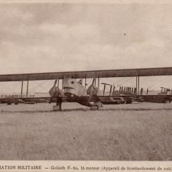 Carte Postale Aviation Militaire Goliath F.60 Bi-moteur -N&deg;8441