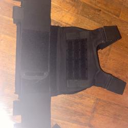 Gilet porte plaque Airsoft black