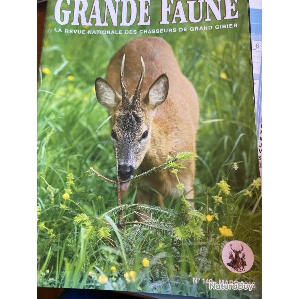 Lot de 5 ��grande faune�� magazine
