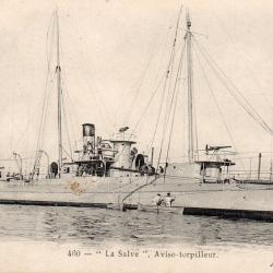 Carte Postale Navire Militaire "La Salve" Aviso-Torpilleur -N&deg;8445