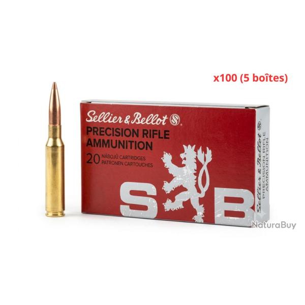 MUNITIONS SELLIER & BELLOT CALIBRE 6.5 CREEDMOOR HPBT 142gr - 9.2g x100 