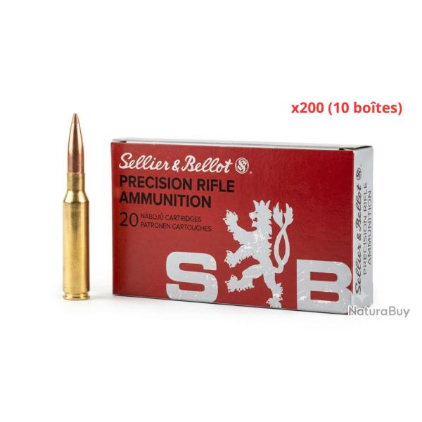 MUNITIONS SELLIER & BELLOT CALIBRE 6.5 CREEDMOOR HPBT 142gr - 9.2g x200 