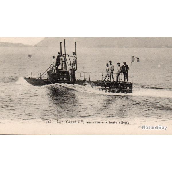 Carte Postale Sous-Marin "Le Grondin" -N�8450