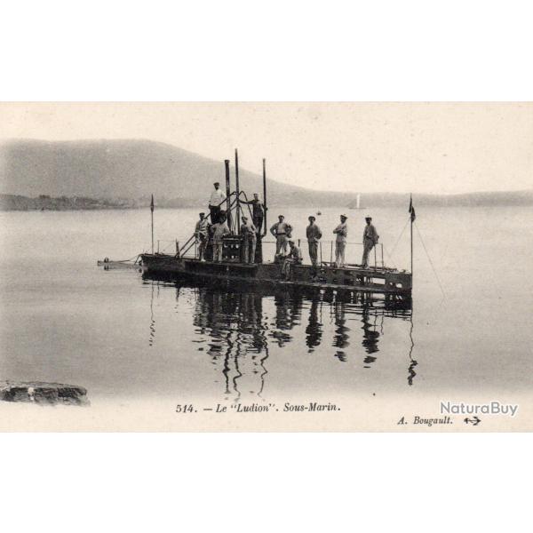 Carte Postale Ancienne - Sous-Marin "Le Ludion" -N�8451