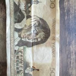 Billet 500 francs 1979