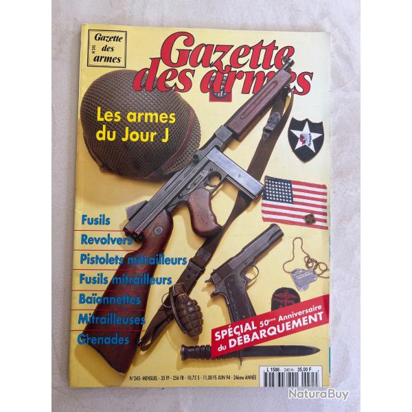 Lot de 6 revues armes