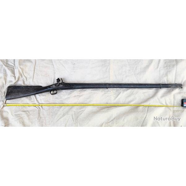 Fusil � silex XIXe 'Empire Britannique pour l'arm�e des Indes. Toutes garnitures en acier