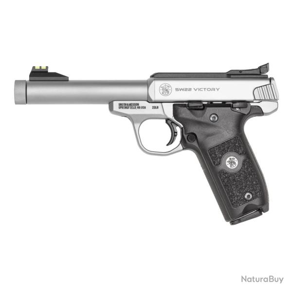 PISTOLET S&W 22 VICTORY CANON FILETE CAL. 22LR 5,5"