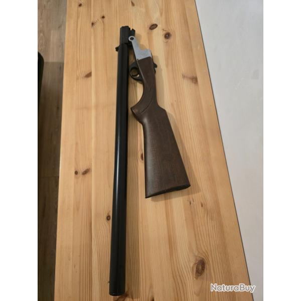Carabine basculante monocoup 410/76 canon full silencieux.