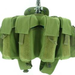 Gilet tactique GI OD + 4 pots