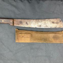 Couteau Machette tirailleur s&eacute;n&eacute;galais WW1 Ww2