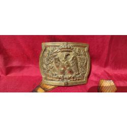 Plaque ceinturon officier garde imp&eacute;riale 1804