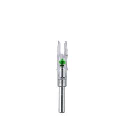Lot de 3 encoches X lumineuses Nockturnal Vert