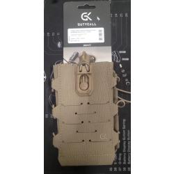 Double Porte-Chargeur 5.56 Superpos&eacute; GK DUTYCALL- Coyote
