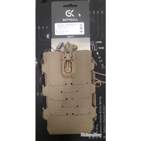 Double Porte-Chargeur 5.56 Superpos� GK DUTYCALL- Coyote