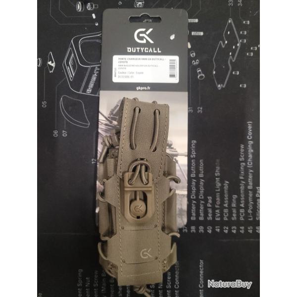 Porte-Chargeur 9mm GK DUTYCALL - Coyote