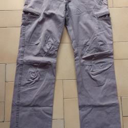 Pantalon cargo gris 100 % coton - Rando / plein air - Taille 36 / S - Excellent &eacute;tat