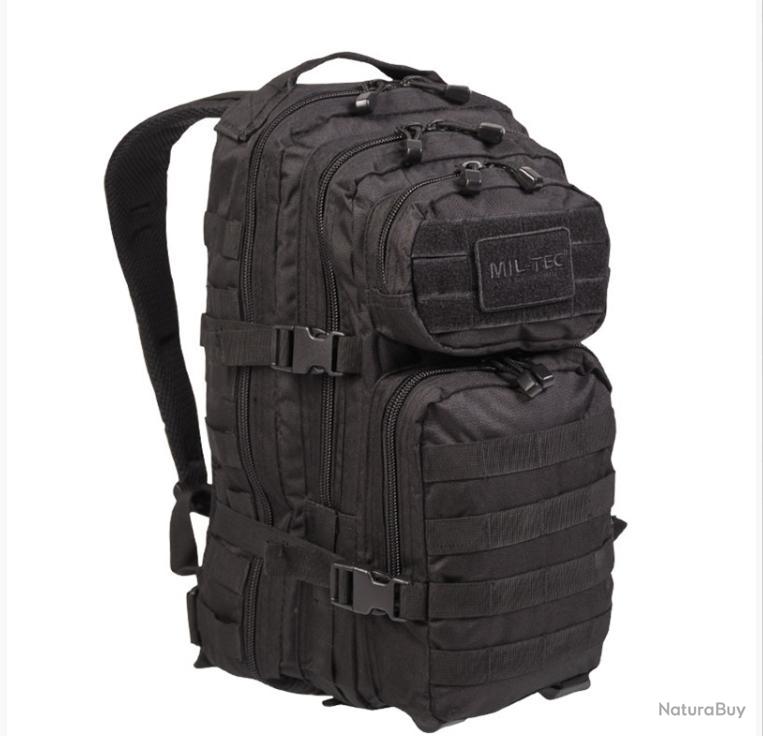 Sac à Dos Tactical 36L Brytzky - Oxford 600D, Système MOLLE, Poche Hydratation, 51x29x28cm - Noir