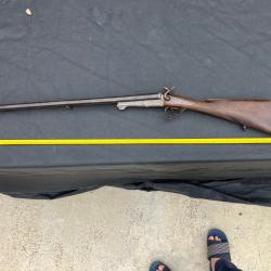 Fusil 19eme si&egrave;cle &agrave; broche
