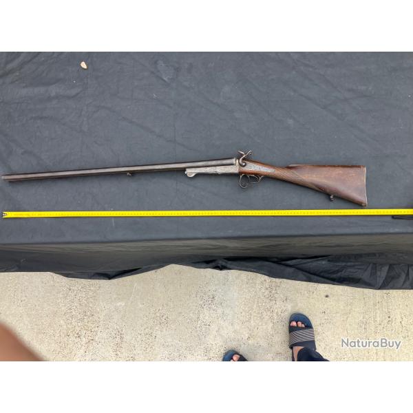 Fusil 19eme si�cle � broche