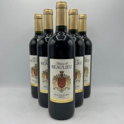 Kermesse ! 6 Bouteilles de vin rouge - Blason de Beaulieu C&ocirc;tes du marmandais - 2009