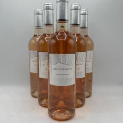 6 Bouteilles de vin ros&eacute; - Les Vignerons d'Aix en Provence IGP M&eacute;diterran&eacute;e - 2025