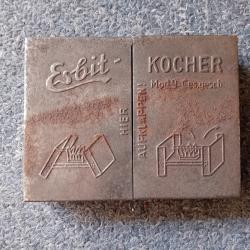 R&eacute;chaud Allemand Mod. 9 WW2 ESBIT - fabrication Stuttgart-W