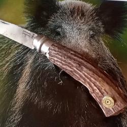 Couteau de poche Opinel 9 bois de cerf